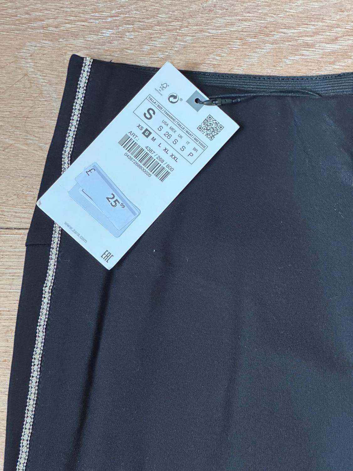 LEGGINGS WITH SIDE APPLIQUES - Image 2