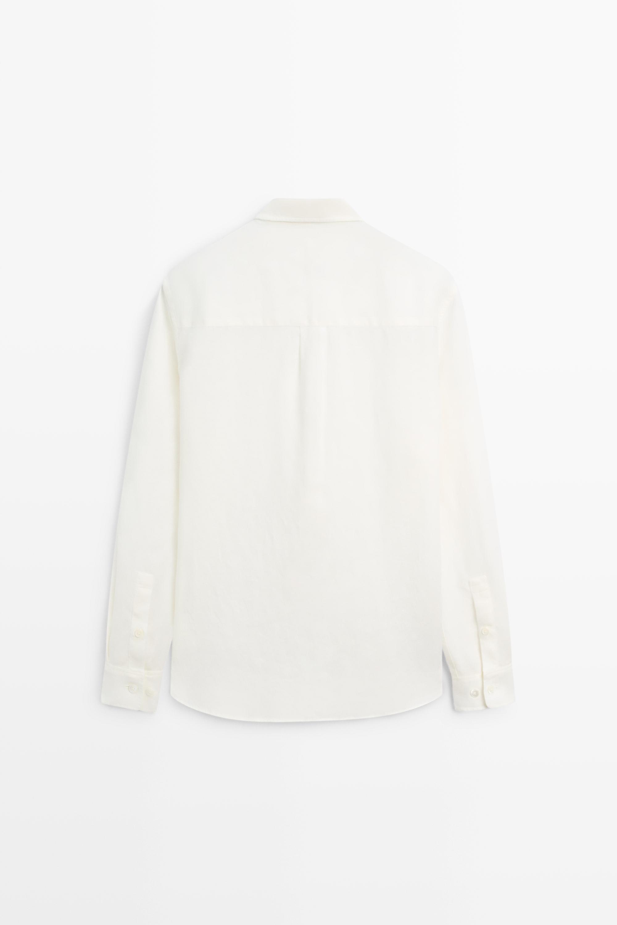 100% linen regular fit shirt