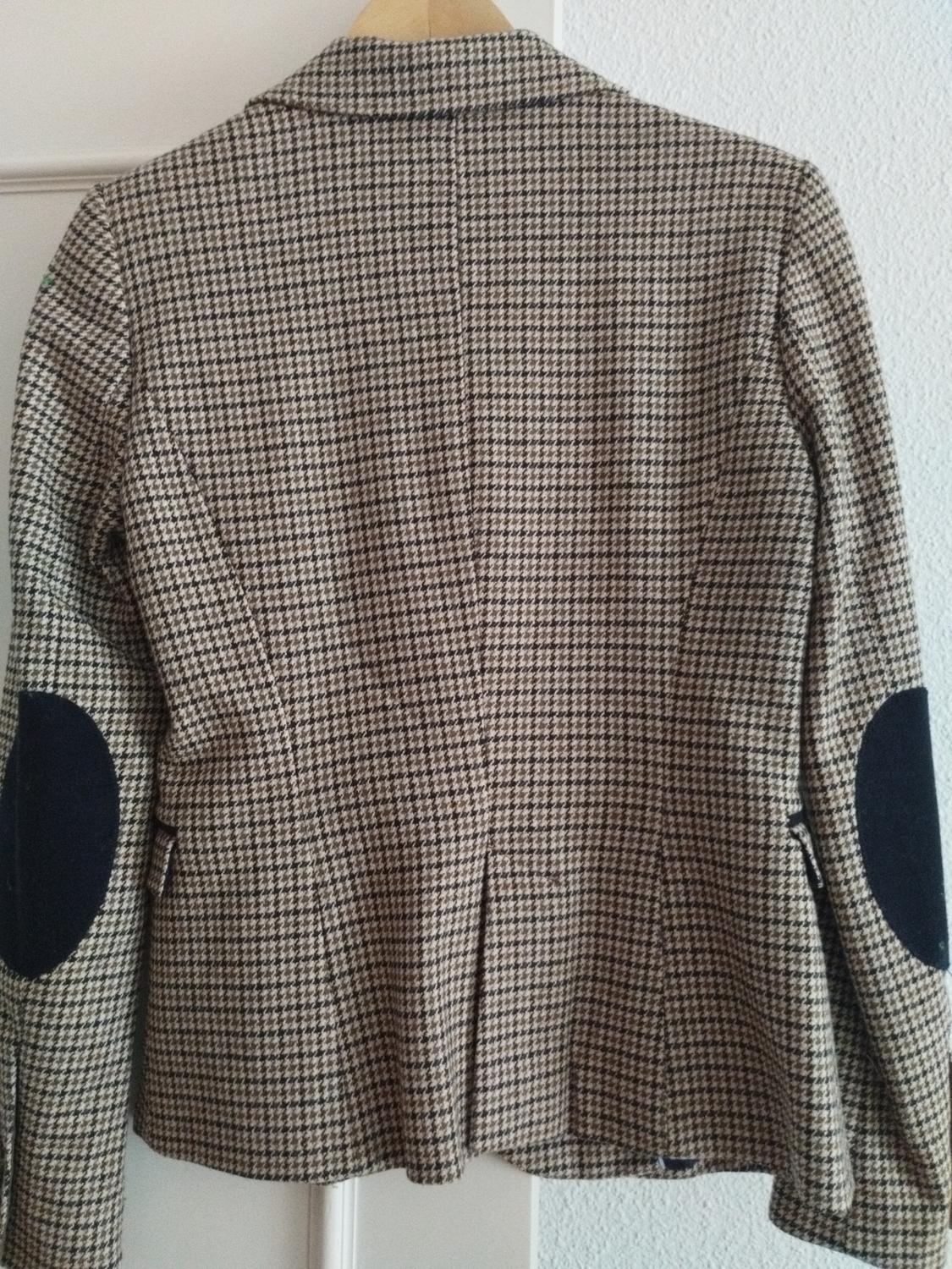 WOOL BLAZER WITH ELBOW PATCHES - Image 2