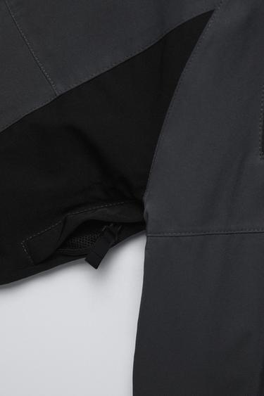 WATER-REPELLENT AND WINDPROOF RECCO® SYSTEM KANGAROO JACKET - SKI COLLECTION - Black by Zara - Image 5