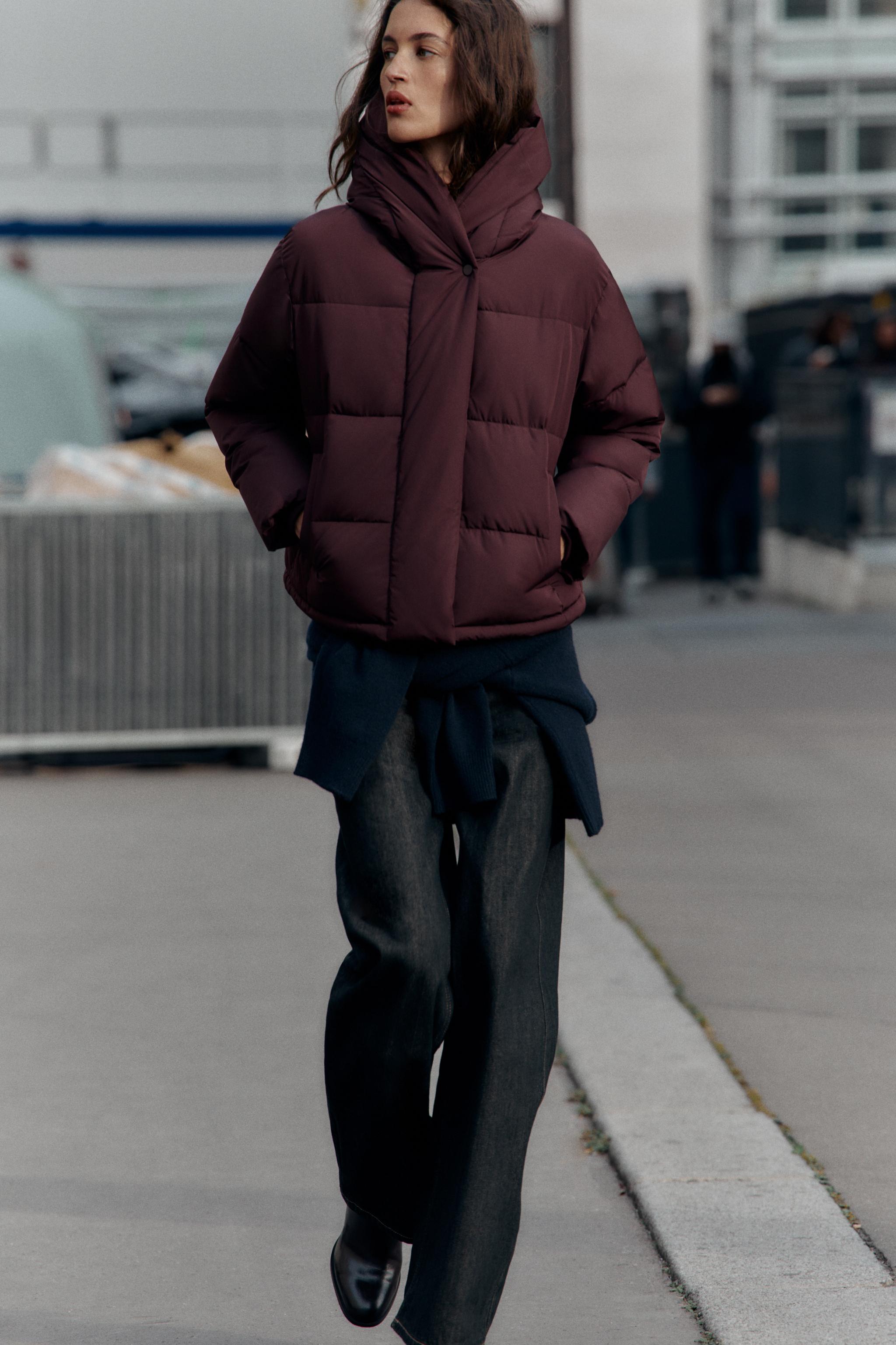 SHORT WATER-REPELLENT WINDPROOF HOODED ANORAK