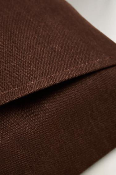 PLAIN CUSHION COVER - Brown by Zara