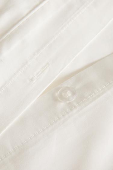 PERCALE DUVET COVER (800 THREAD COUNT) - Ecru by Zara - Image 3