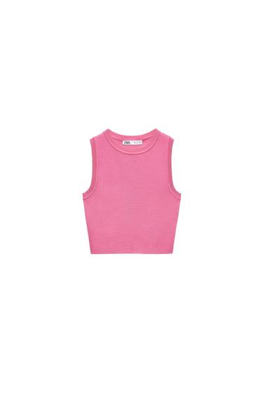 KNIT CROP TOP
