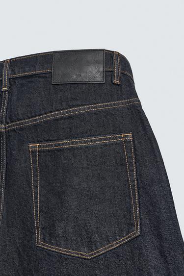BALLOON FIT JEANS - Navy / White by Zara - Image 9