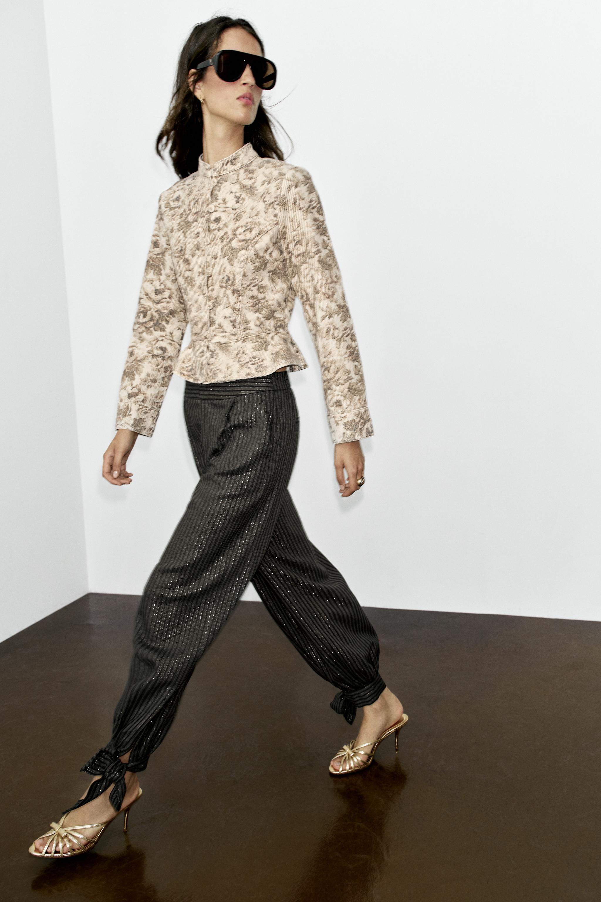 Z1975 FLORAL PRINT DENIM JACKET — Printed