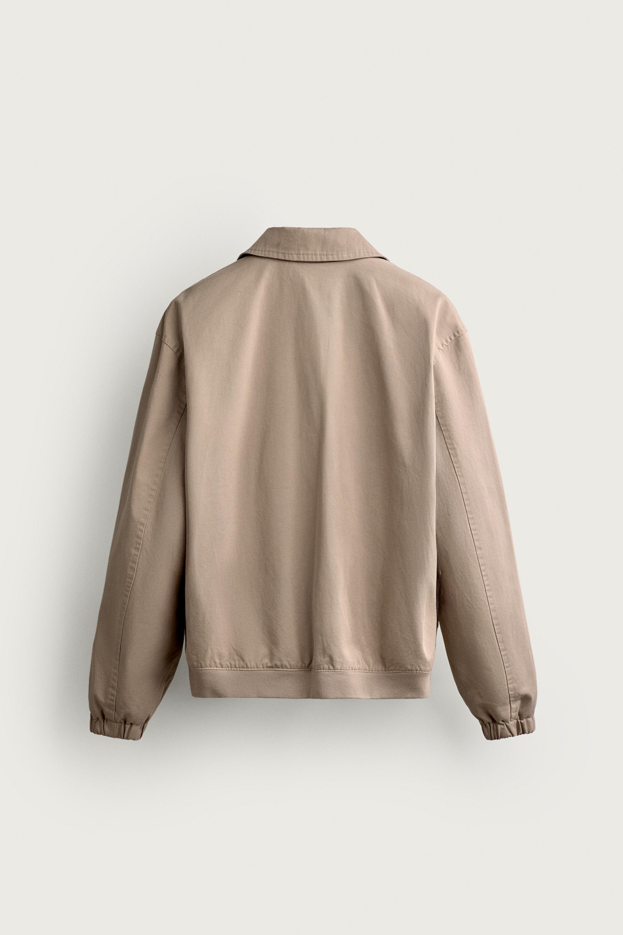 Мужские куртки Zara REGULAR FIT COTTON JACKET — фото 8
