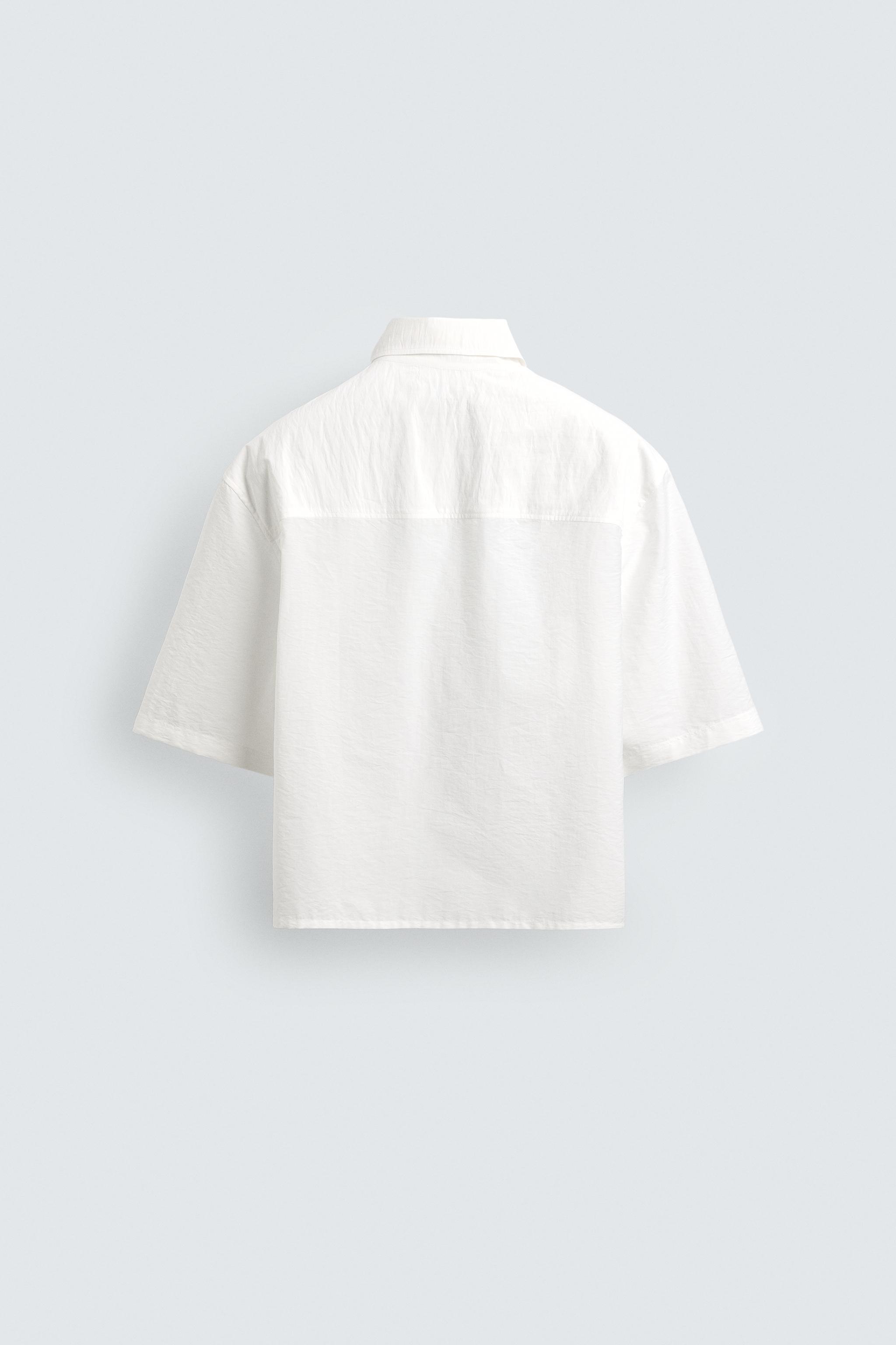 ボックスフィットポケットシャツ - ホワイト | ZARA Japan / 日本