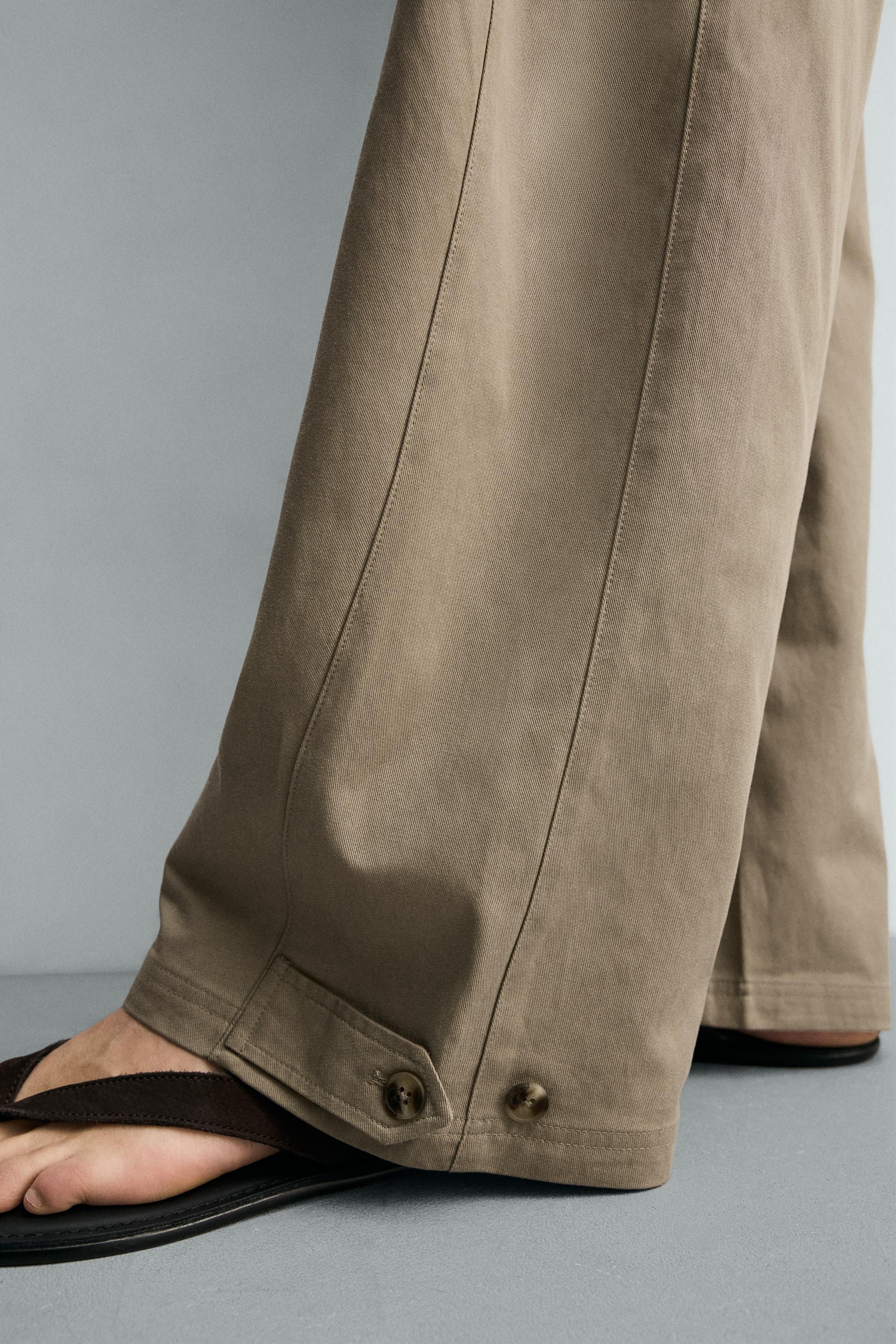 PANTALON COUPE DÉCONTRACTÉE À BAS AJUSTABLE