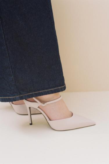 SOFT STRAP MULES - Pink by Zara