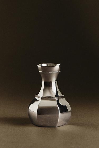 スモール ブラス ジオメトリック ベースシルバーZaraのスモール ブラス ジオメトリック ベース - シルバー