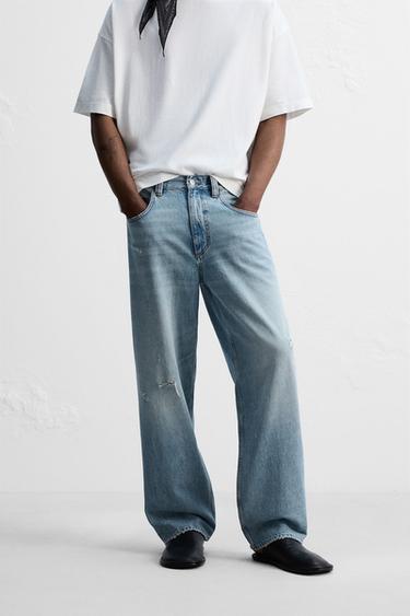 Zara BAGGY FIT JEANS © OTIS KWAME KYE QUAICOE - Light blue
