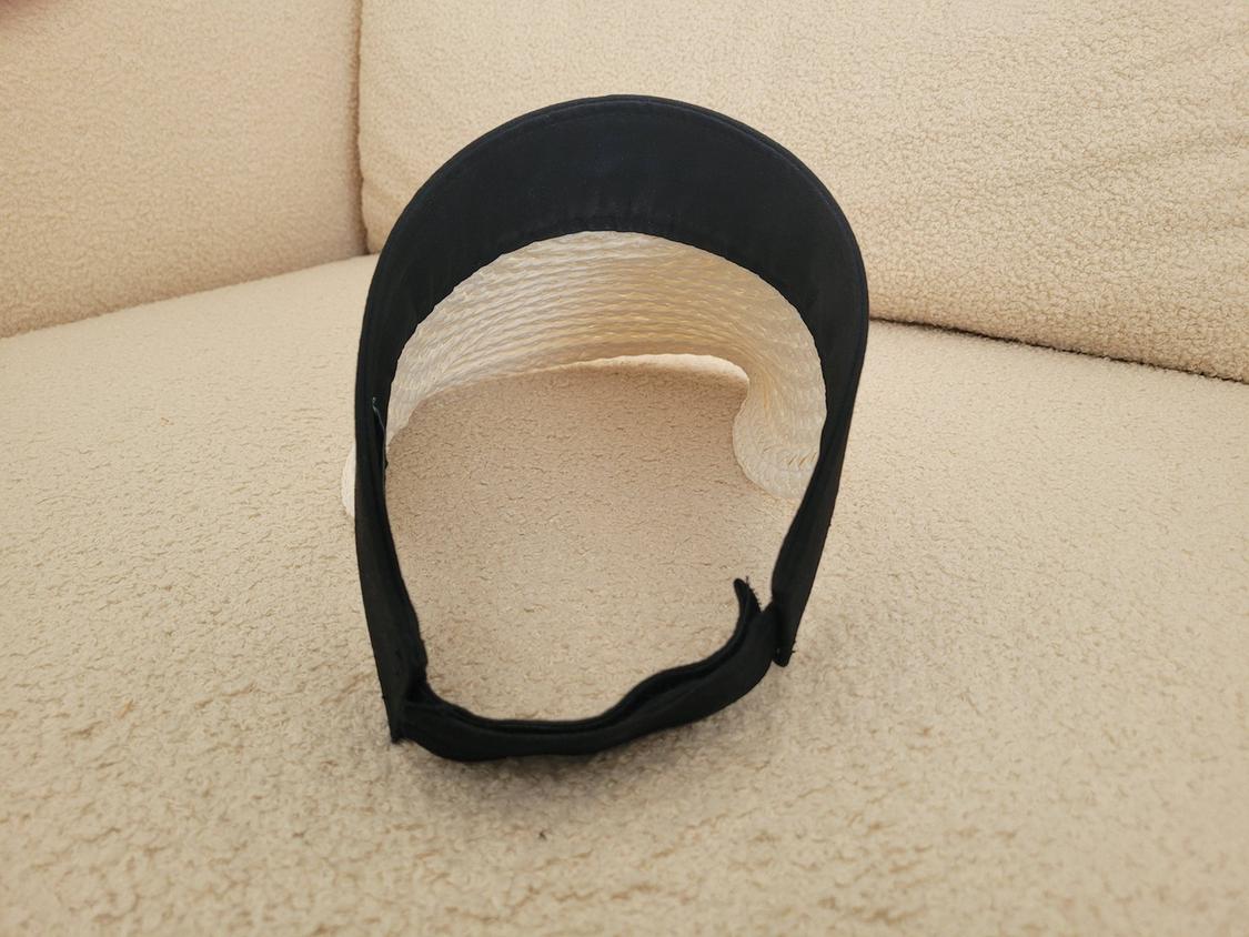 CONTRAST RAFFIA VISOR - Image 2