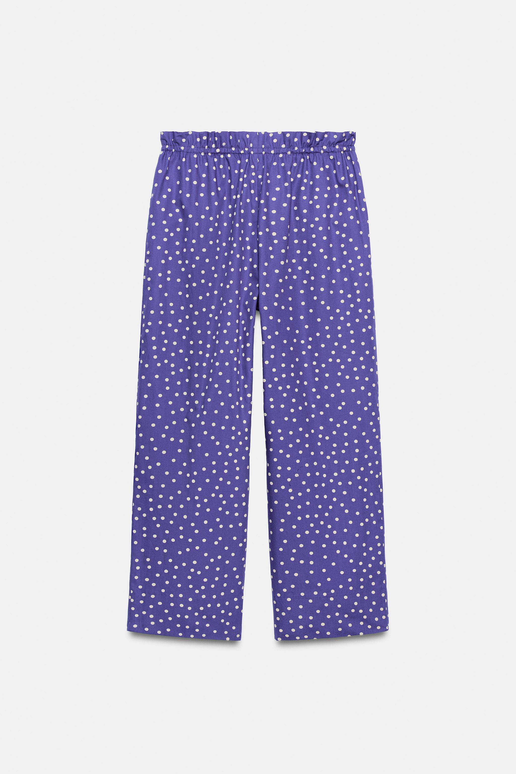 ZW COLLECTION POLKA DOT PRINT PANTS