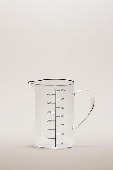 BOROSILICATE MEASURING JUG - Black by Zara - Image 5