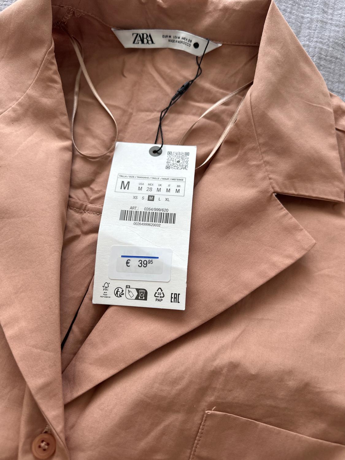 ZW COLLECTION POPLIN SHIRT WITH POCKET - Image 2
