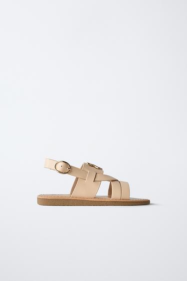 DETAILED SANDALS - Sand Brown by Zara