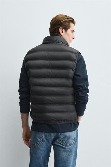 GILET MATELASSÉ LÉGER DÉPERLANT - Noir de Zara - Image 2