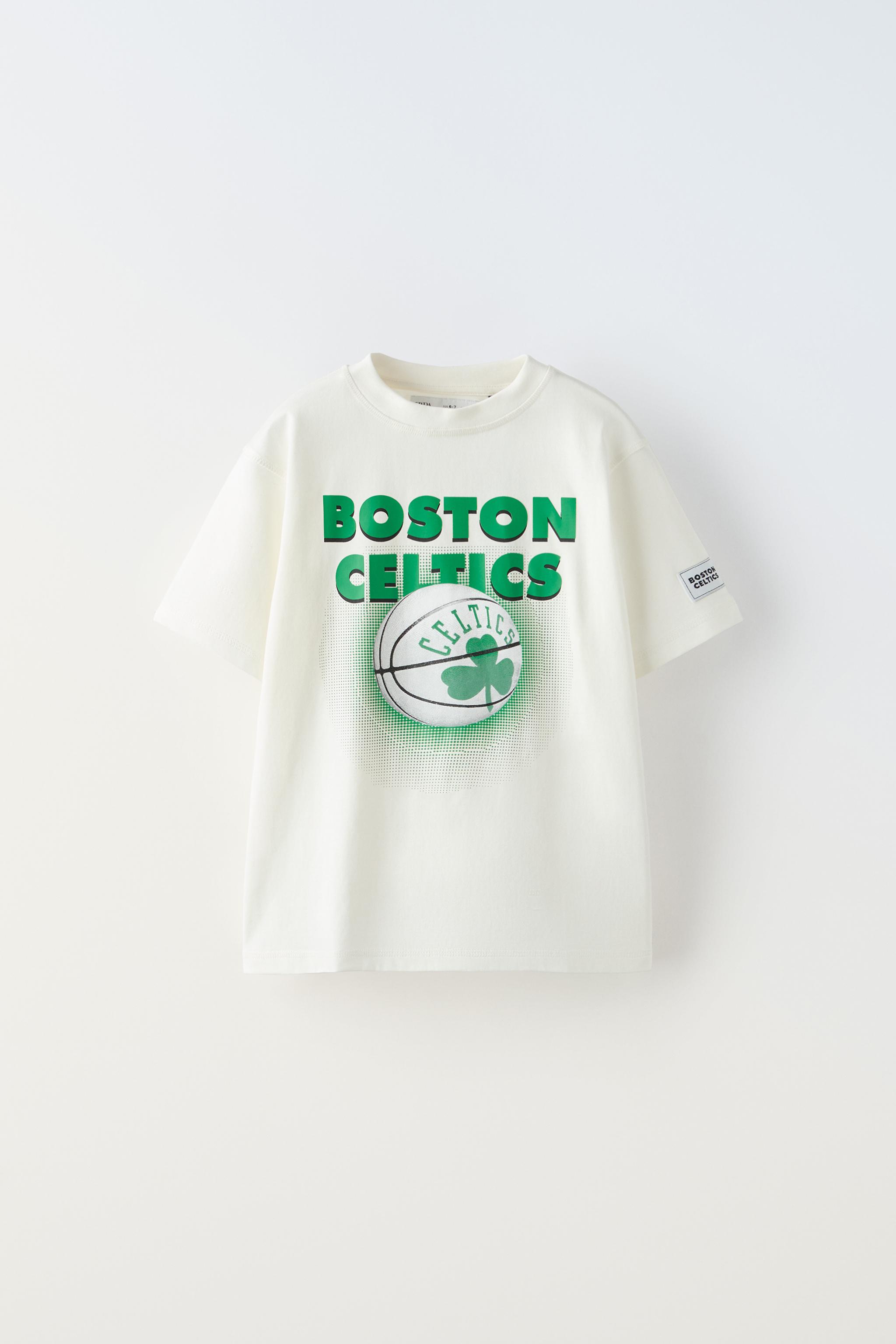 Zara Boston Celtics NBA T Shirt White Kids