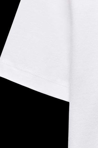 ELASTISCHES CROPPED-T-SHIRT - Weiß von Zara
