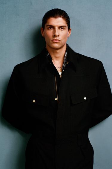 LOOK - Navy marl by Zara