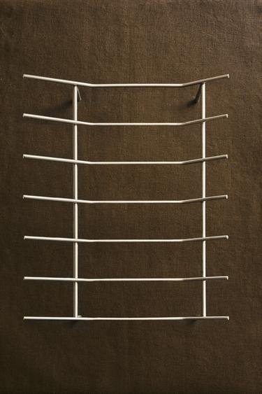 STEEL FIREWOOD STAND - Silver by Zara - Image 4