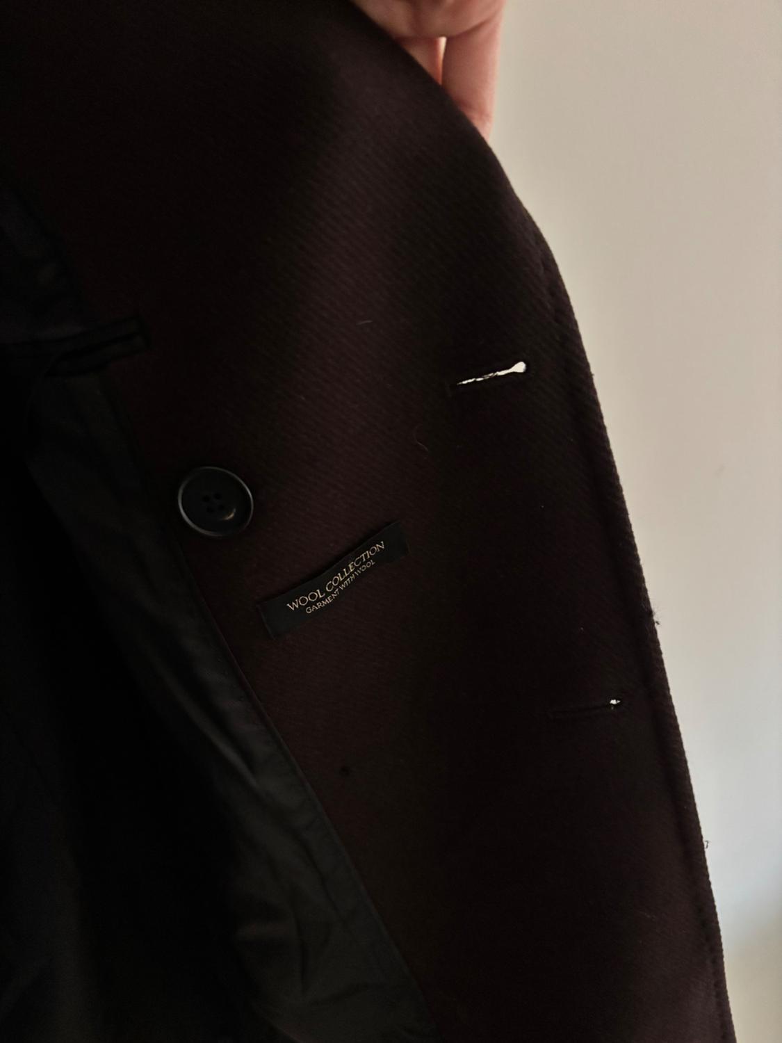 ZW COLLECTION OVERSIZE DOUBLE-BREASTED COAT WITH WOOL - Image 6