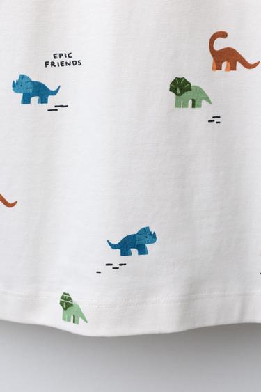 PRINTED T-SHIRT - White by Zara - Image 3