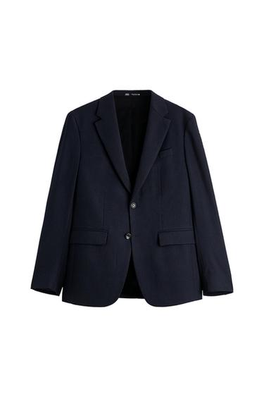 BIRD’S-EYE SUIT BLAZER