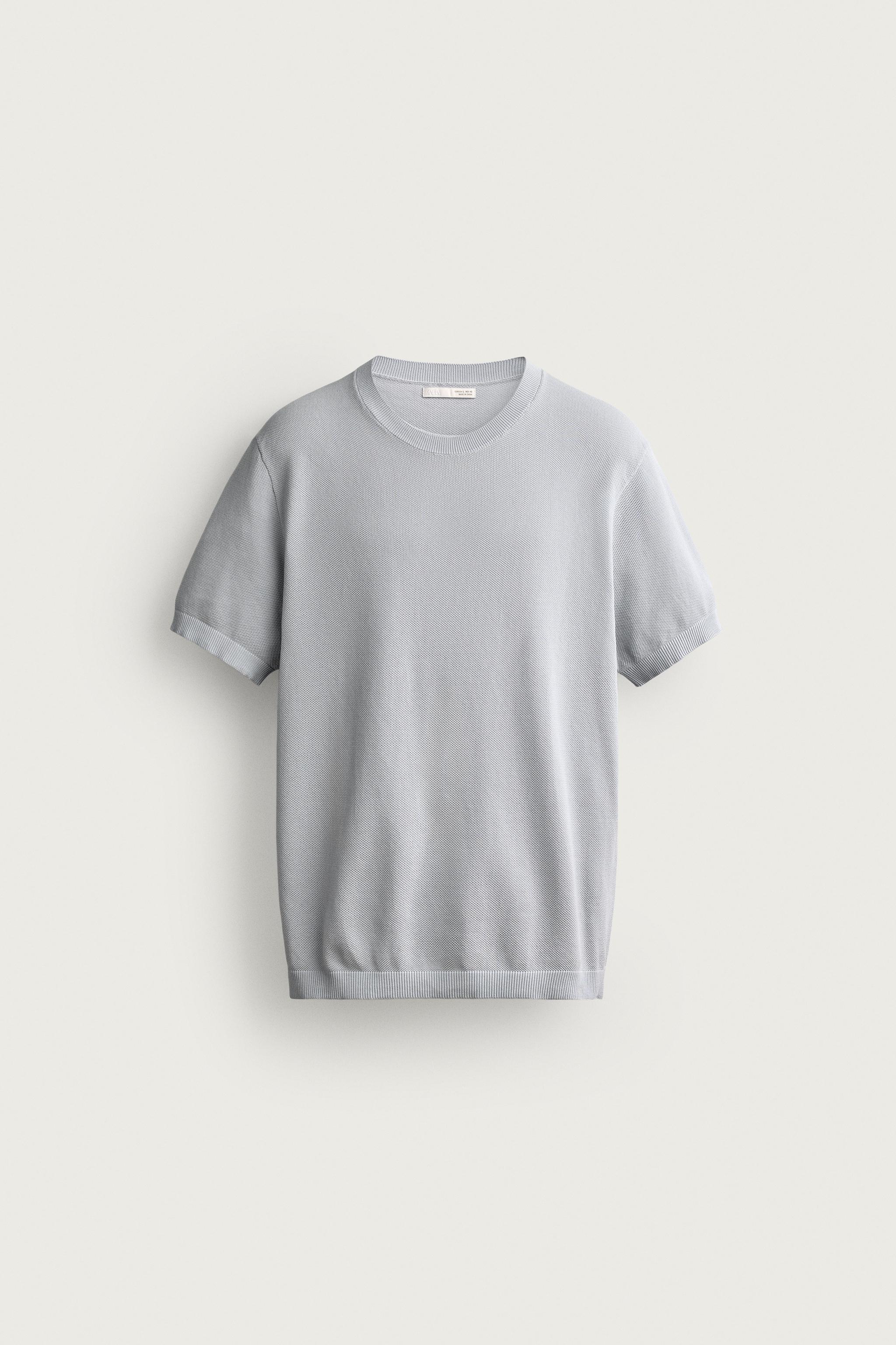 RELAXED FIT KNIT T-SHIRT