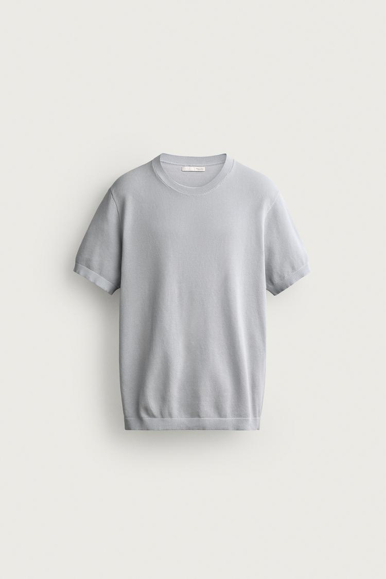 RELAXED FIT KNIT T-SHIRT