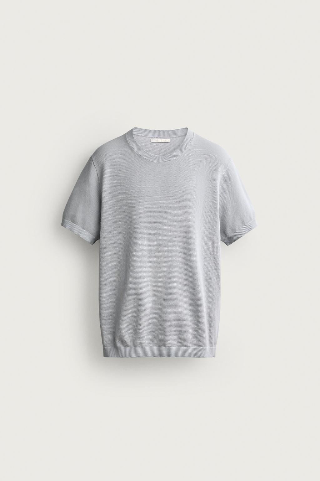 RELAXED FIT KNIT T-SHIRT