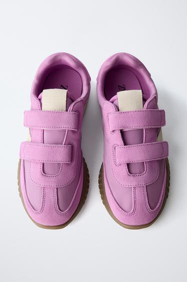 CHAUSSURES DE SPORT AVEC VELCROS - Violet de Zara - Image 4