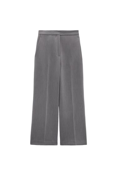 TROUSERS WITH TURN-UP WAIST