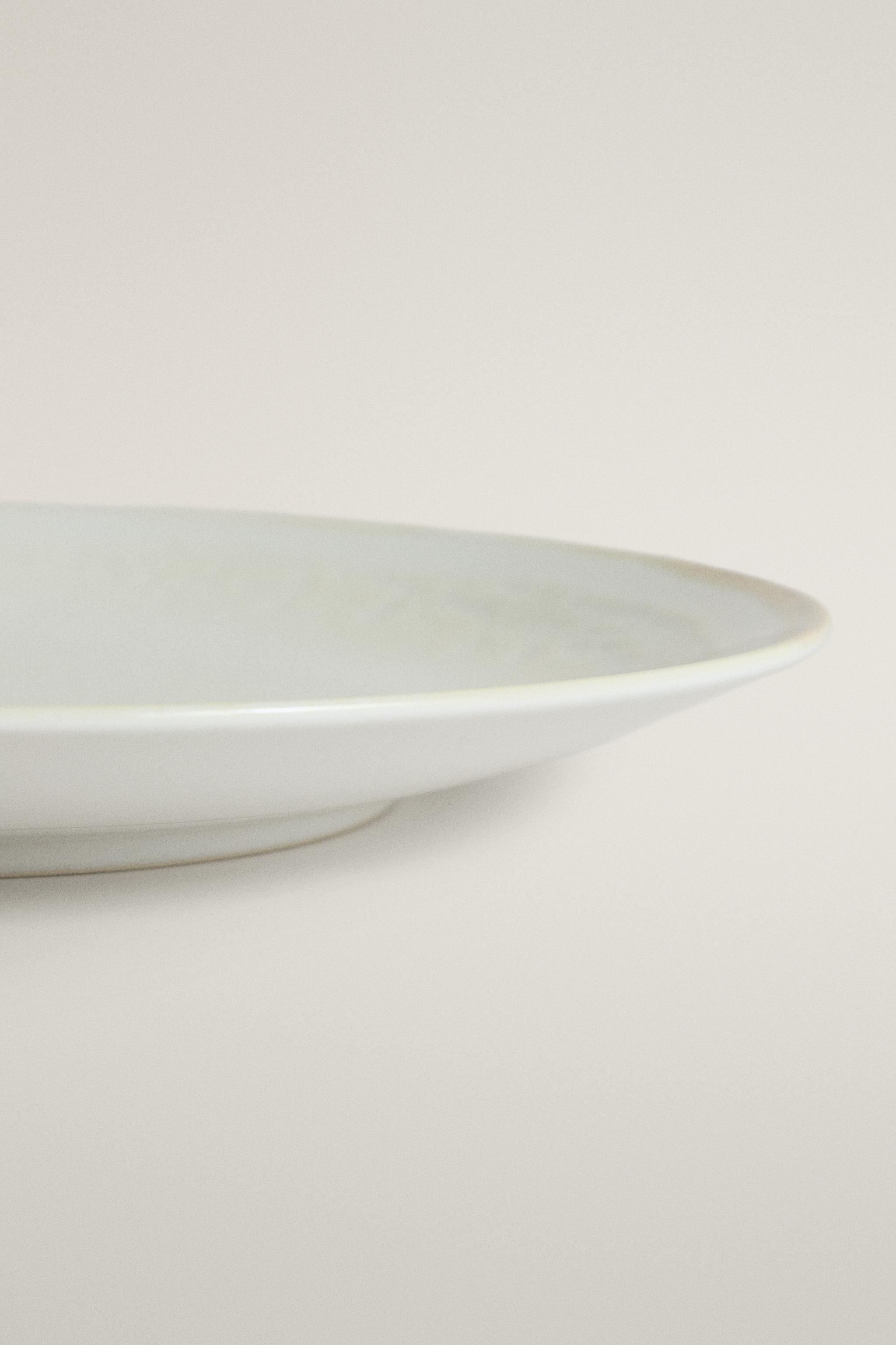 ASSIETTE PLATE GRÈS