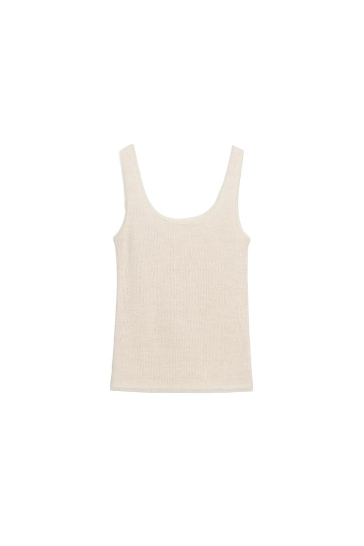 TOP WITH CONTRAST FABRIC