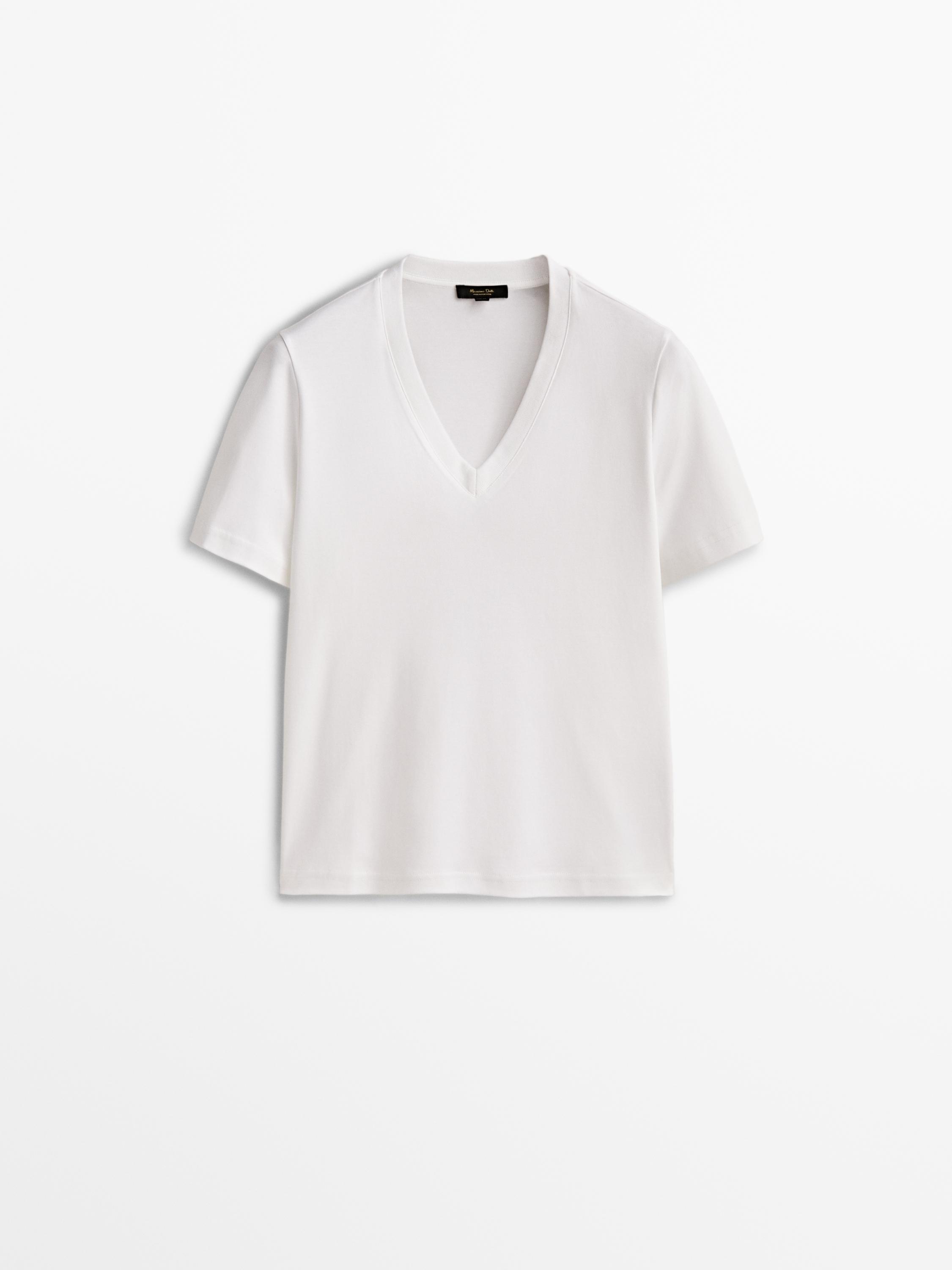 Plus size zara formal cotton pants and cotton white T-shirt