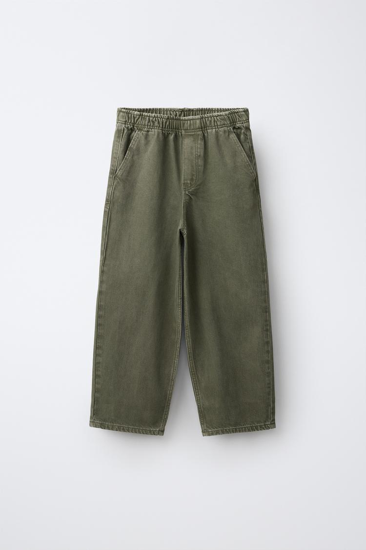 Jeans loose efecto lavado