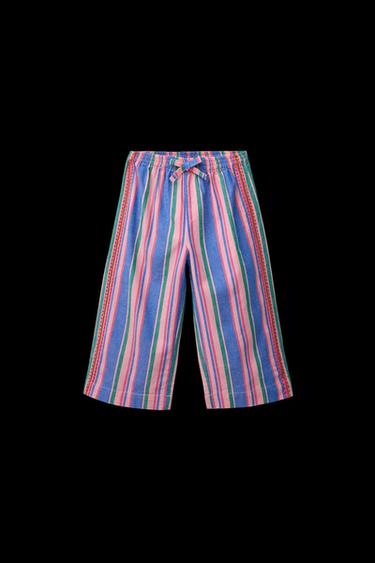 GERADE GESTREIFTE HOSE - Mittelrosa von Zara - Bild 0