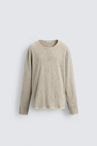 STRIPED COTTON BLEND JUMPER - Stripes by Zara