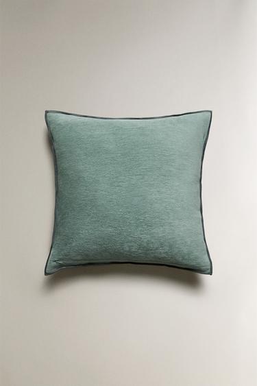 HOUSSE DE COUSSIN CHENILLE - Bleu clair de Zara - Image 3