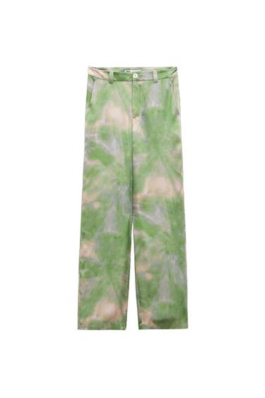 SILK TIE-DYE TROUSERS - LIMITED EDITION