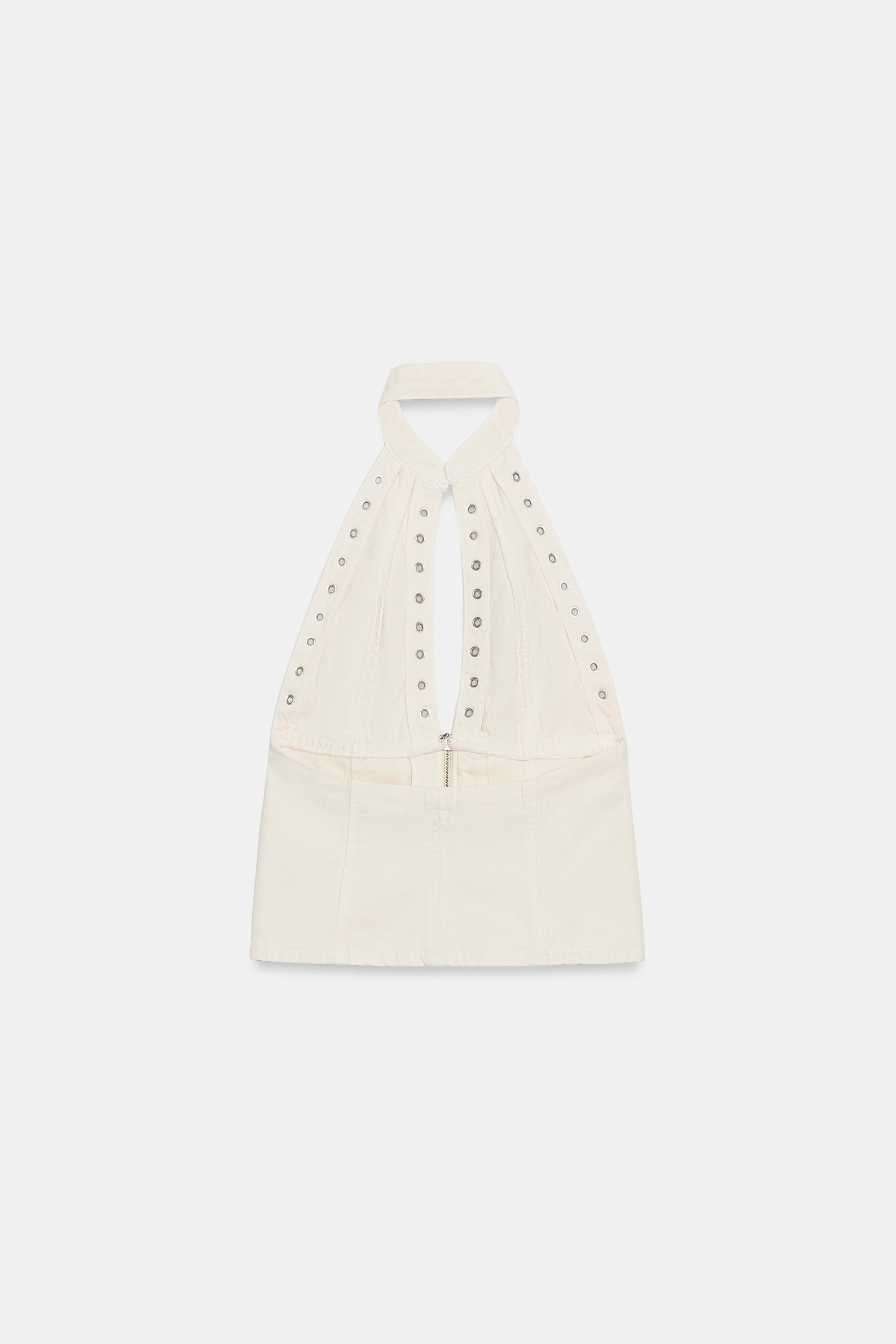 KUŞGÖZLÜ HALTER TOP - Görsel 9