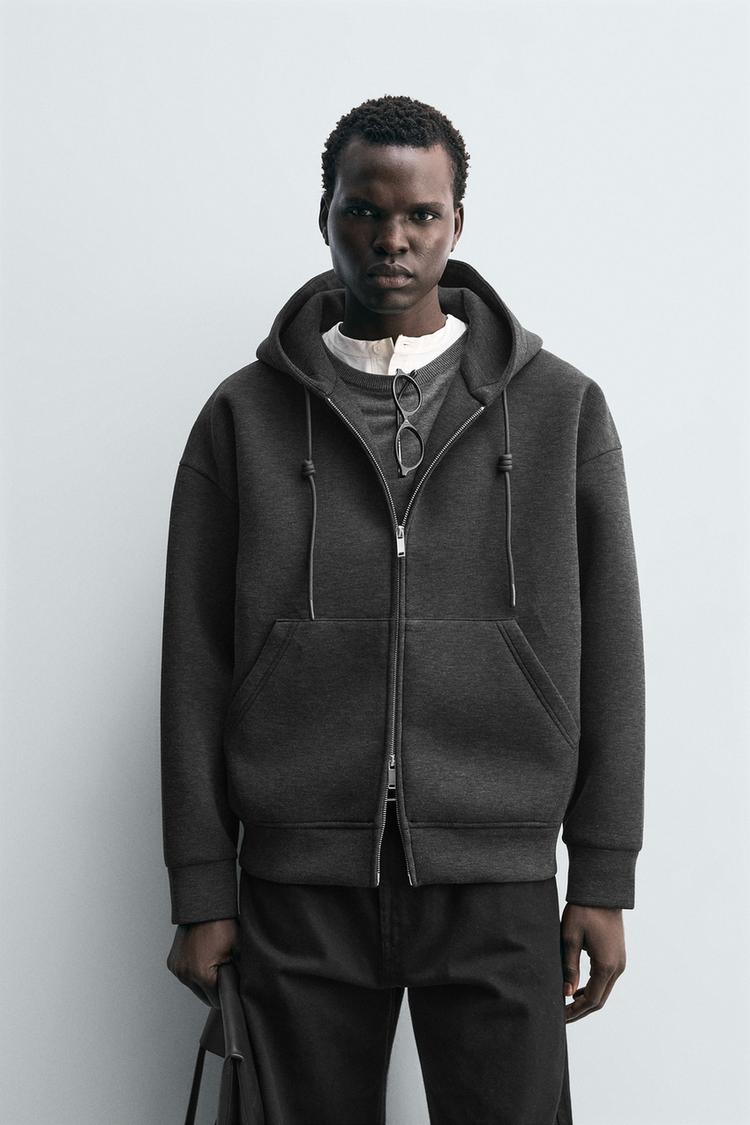 ZARA TECHNICAL RELAXED FIT HOODIE