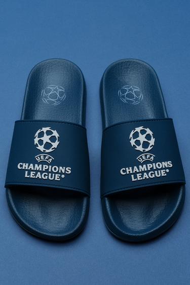 UEFA CHAMPIONS LEAGUE ® SLIDE SANDALS - Blue by Zara