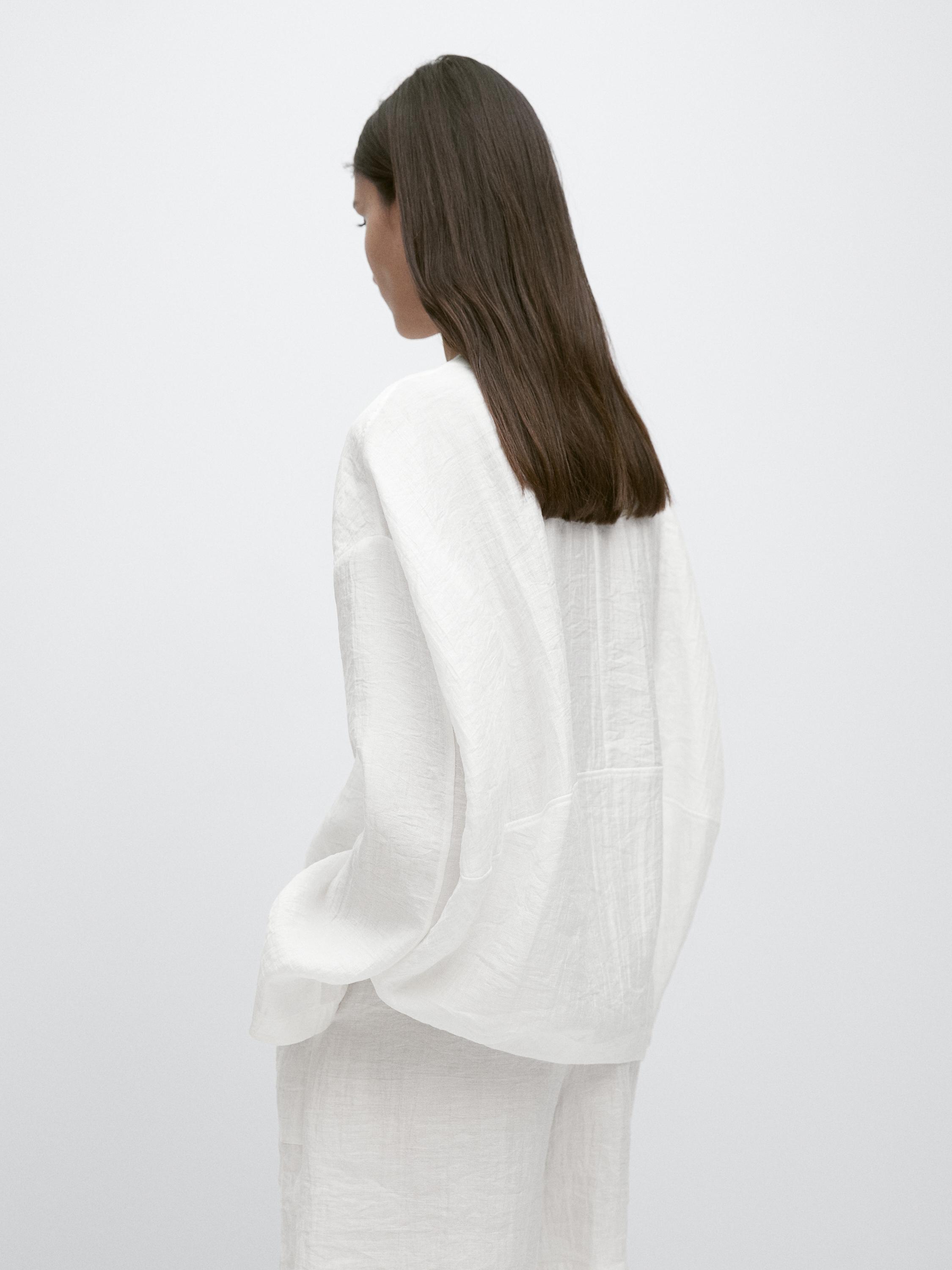 Chemise bomber fluide