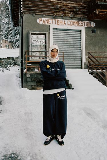 ST. MORITZ® SWEATSHIRT - Navy blue by Zara - Image 0