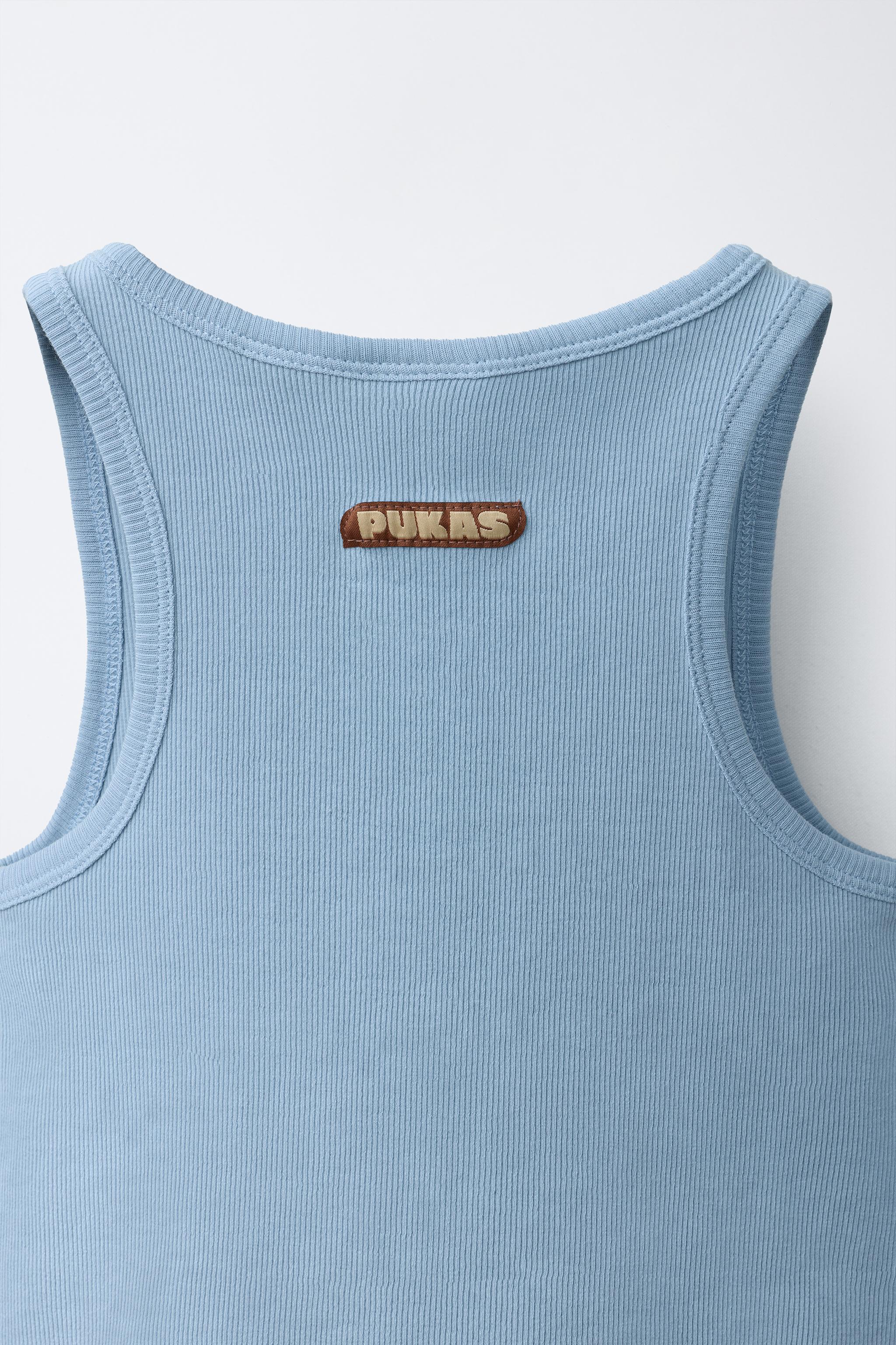 Детские рубашки Zara PUKAS SURF RIBBED SHIRT — фото 4