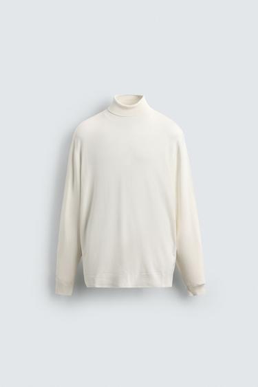 MAGLIA CON VISCOSA - Bianco sporco di Zara