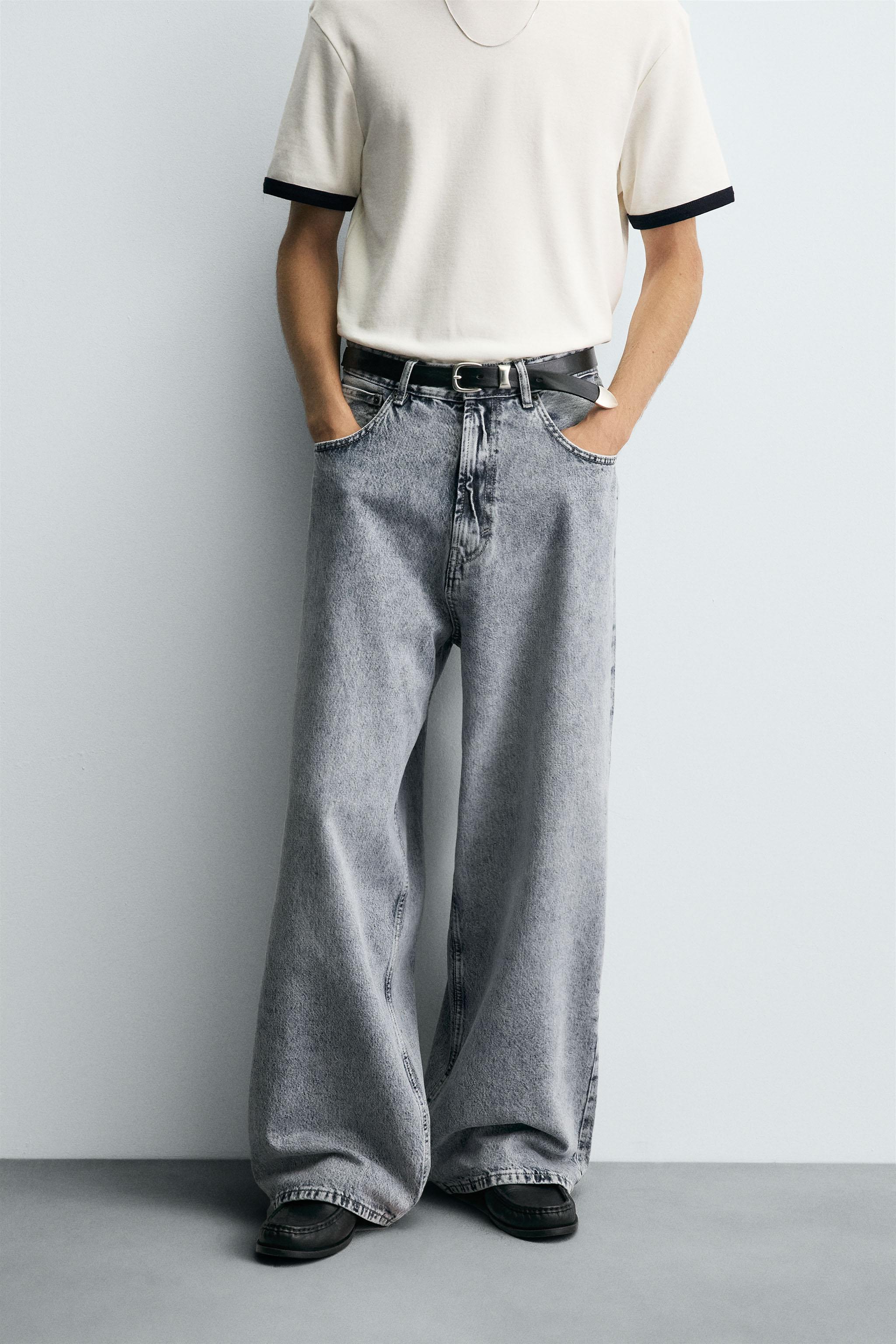 ZARA｜BAGGY FIT バギーフィットジーンズ  4048/400 BAGGY FIT JEANS - Black | ZARA United States